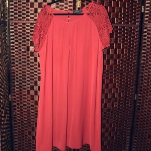 Plus Size Dress with Lace